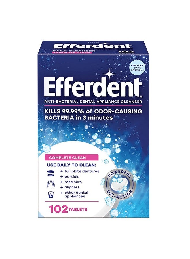 Efferdent Efferdent Denture Cleaner, 102 ct