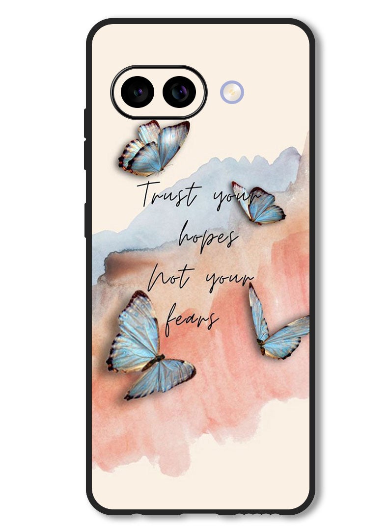 Theodor Case Compatible with Google Pixel 9A Protection Shockproof Bumper Cover Trust hopes - Image 1