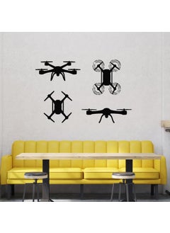 SnappySticker SnappySticker Unmanned Aerial Vehicle Drone Vinyl Wall Art Decal Stickers Kitchen Dcor Size 33 X 51  - Image 2