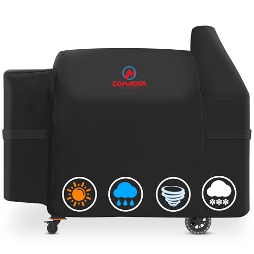 M COMNOVA OUTDOORS Comnova Grill Cover for Pit Boss Austin XL - 600D Wood Pellet Smoker Cover for Pitboss 1000 Series, Premium Pellet Cover for Pit Boss Austin XL 1000, Rancher XL 1000, 1100 Pro, 1150, and Z Grill 1000 - Image 1