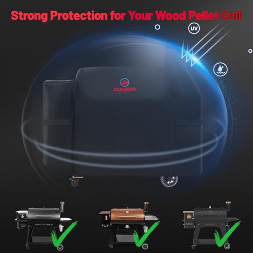 M COMNOVA OUTDOORS Comnova Grill Cover for Pit Boss Austin XL - 600D Wood Pellet Smoker Cover for Pitboss 1000 Series, Premium Pellet Cover for Pit Boss Austin XL 1000, Rancher XL 1000, 1100 Pro, 1150, and Z Grill 1000 - Image 4