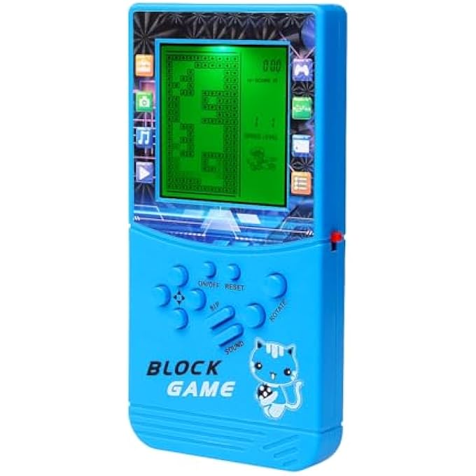 LARGE SCREEN WITH GREEN LIGHT BRICK GAME CONSOLE BUILT-IN CLASSIC NOSTALGIC PUZZLE 999 IN A GAME ROOM/OUTDOOR/TRAVEL GOOD PARTNER CHILDREN/STUDENT GIFTS - Image 3