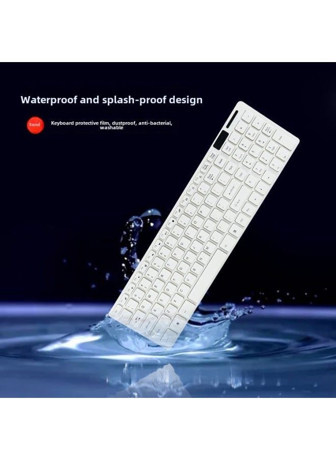 Generic Hot Recommend K06 Wireless 2.4G Keyboard And Mouse Suit Light Computer Office Game Keyboard And Mouse Direct Sales-Specifications:white  - Image 5