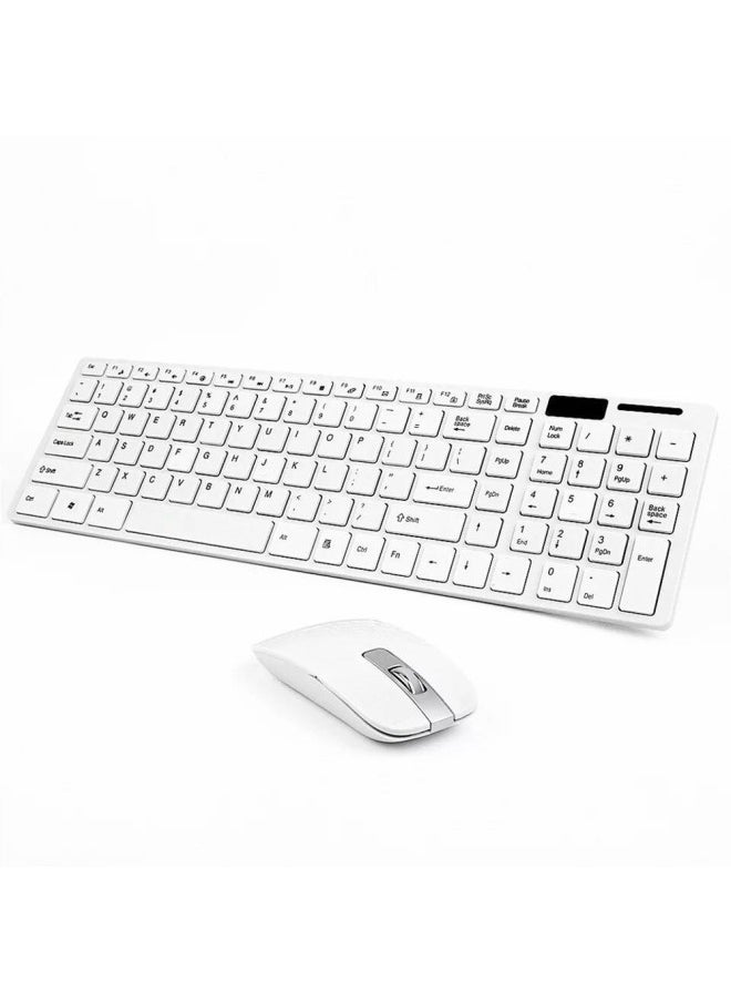 Generic Hot Recommend K06 Wireless 2.4G Keyboard And Mouse Suit Light Computer Office Game Keyboard And Mouse Direct Sales-Specifications:white  - Image 1