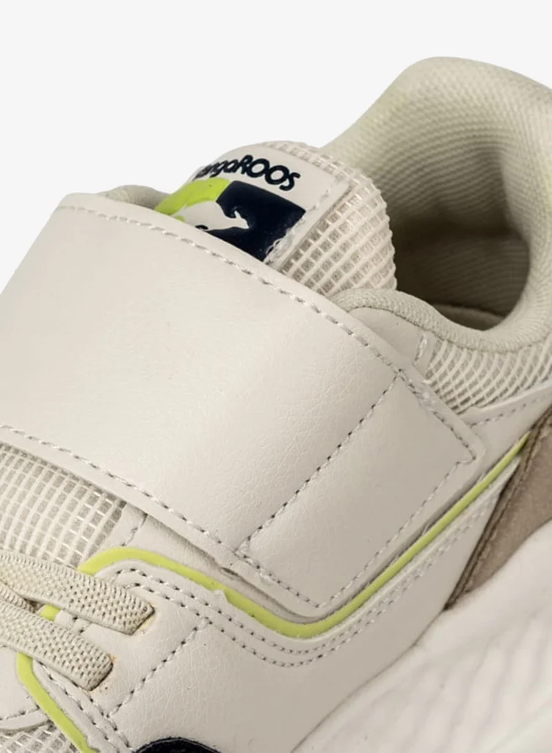 كانغاروس أحذية رياضية للأولاد بألوان متداخلة مع إغلاق بشريط لاصق