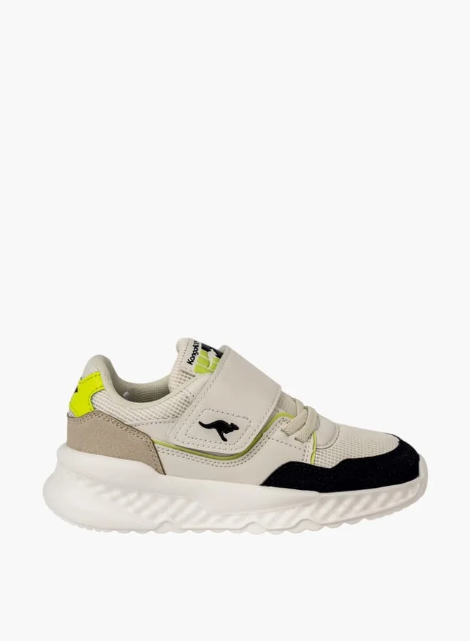 kangaROOS Boys Colourblock Sports Shoes With Hook And Loop Closure