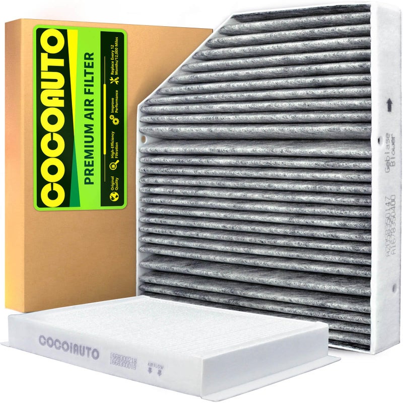COCOAUTO Cabin air Filter kit for GLC300 20162022 C300 C400 GLC350e GLC43 E350 20152023 E300 E400 C450C43C63GLC43E53E63 AMG 20182023 Replace 2058350147 1668300218