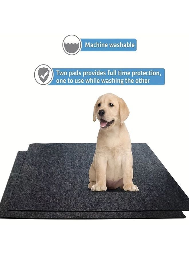 Washable Reusable Pet Potty Training Pads Non Slip Felt Mat 47 24 Inch X 49 21 Inch - Image 5