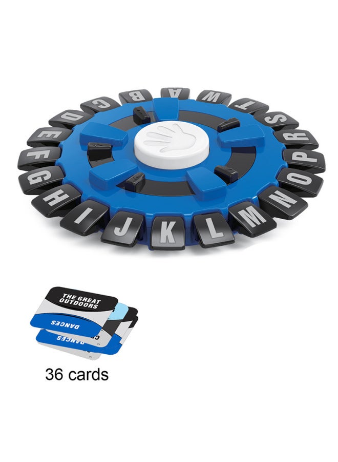 Cross-Border Ibasta Spanish English German Alphabet Board Game Family Interactive Kidsren's Educational Toys