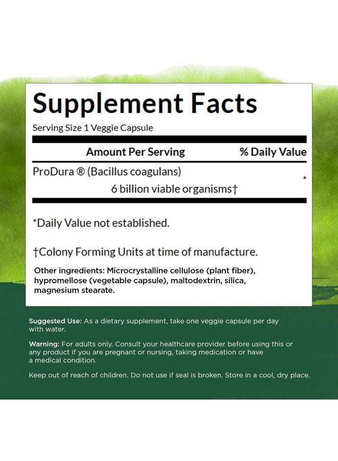 SWANSON Bacillus Coagulans - Natural Probiotic Supplement Supporting Digestive Health w/ 6 Billion CFU - May Support GI & Overall Gut Health - (60 Veggie Capsules) - Image 5
