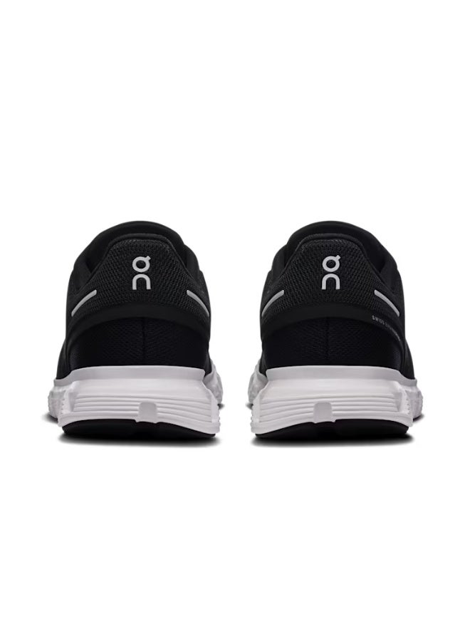 On Cloud 6 Unisex Running Shoes Black & White - Image 4