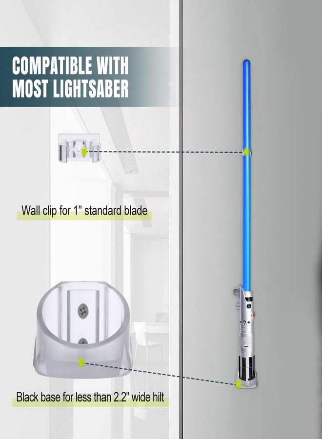 Lenink Clear Lightsaber Wall Mount, 1Pack Lightsaber Holder Rack Compatible with Galaxy’s Edge Lightsabers, Darth Revan Lightsaber, Darth Vader Sabers and Most Lightsaber,K3463A02 - Image 5