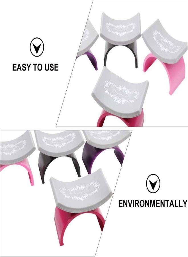 Beaupretty Nail Arm Rest,Manicure Hand Pillow U Shape Cushion Pillow Professional Nail Rest Cushion Table Desk Station Manicure Tool,Red - Image 3