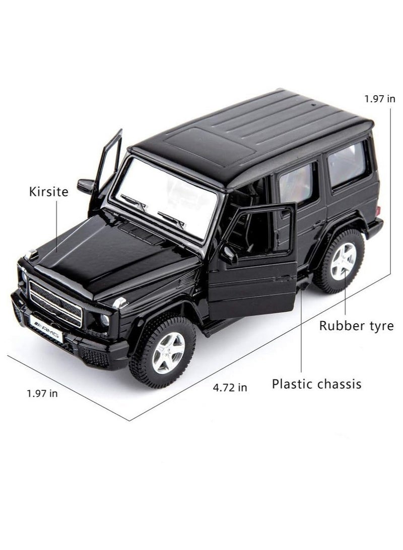 1:36 Alloy Off-Road Car Model , Pull-Back Toy Car With Opening Doors , Collector Display , Model Car Gift For Boys And Girls Black , 13 cm*5 cm*5.2 cm - Image 2