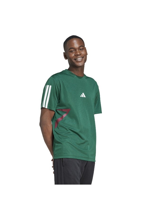 Adidas M Tiro Cb Tee M Green Not Sports Specific T-Shirts For Men - Image 4