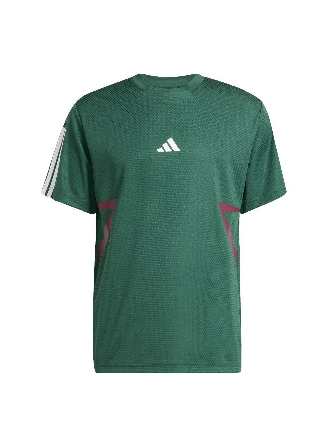 Adidas M Tiro Cb Tee M Green Not Sports Specific T-Shirts For Men - Image 1