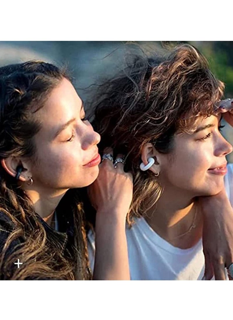 OIMG Wireless Ear Clip Bone Conduction Headphones Open Ear Headphones Wireless Earbuds With Earhooks Mini Bone Conduction Waterproof Bluetooth Open Ear Earbuds For Driving Running  - Image 4