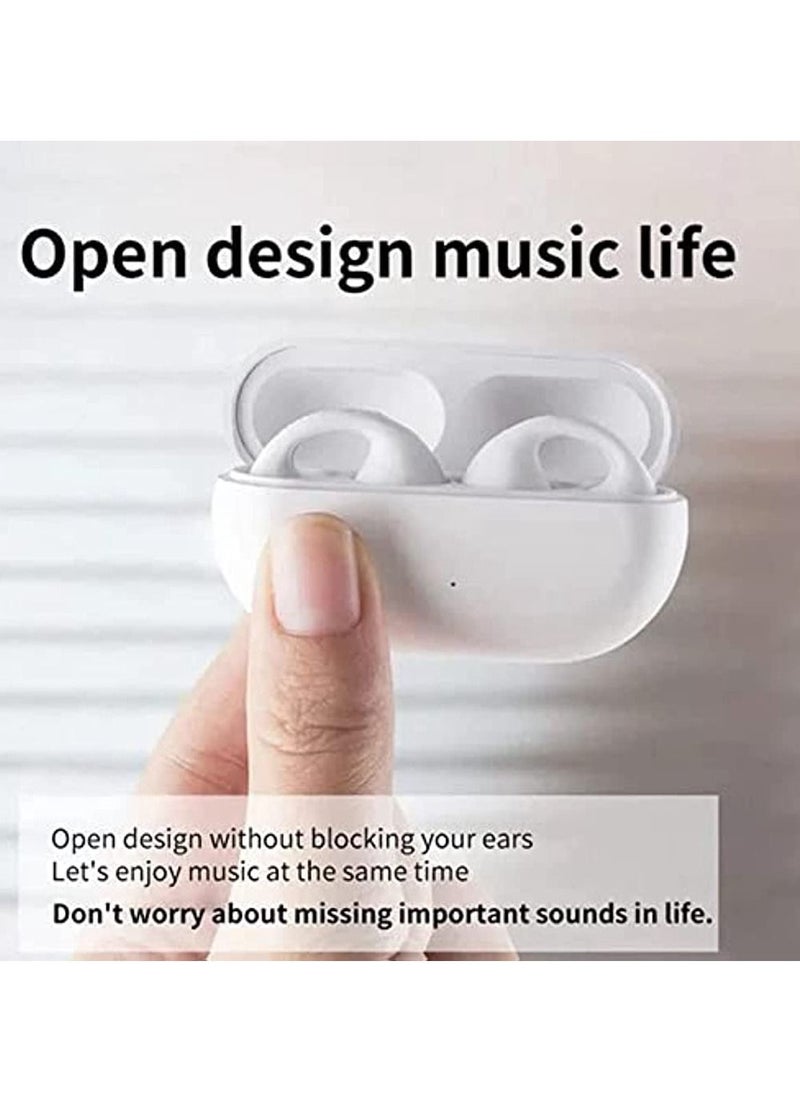 OIMG Wireless Ear Clip Bone Conduction Headphones Open Ear Headphones Wireless Earbuds With Earhooks Mini Bone Conduction Waterproof Bluetooth Open Ear Earbuds For Driving Running  - Image 5
