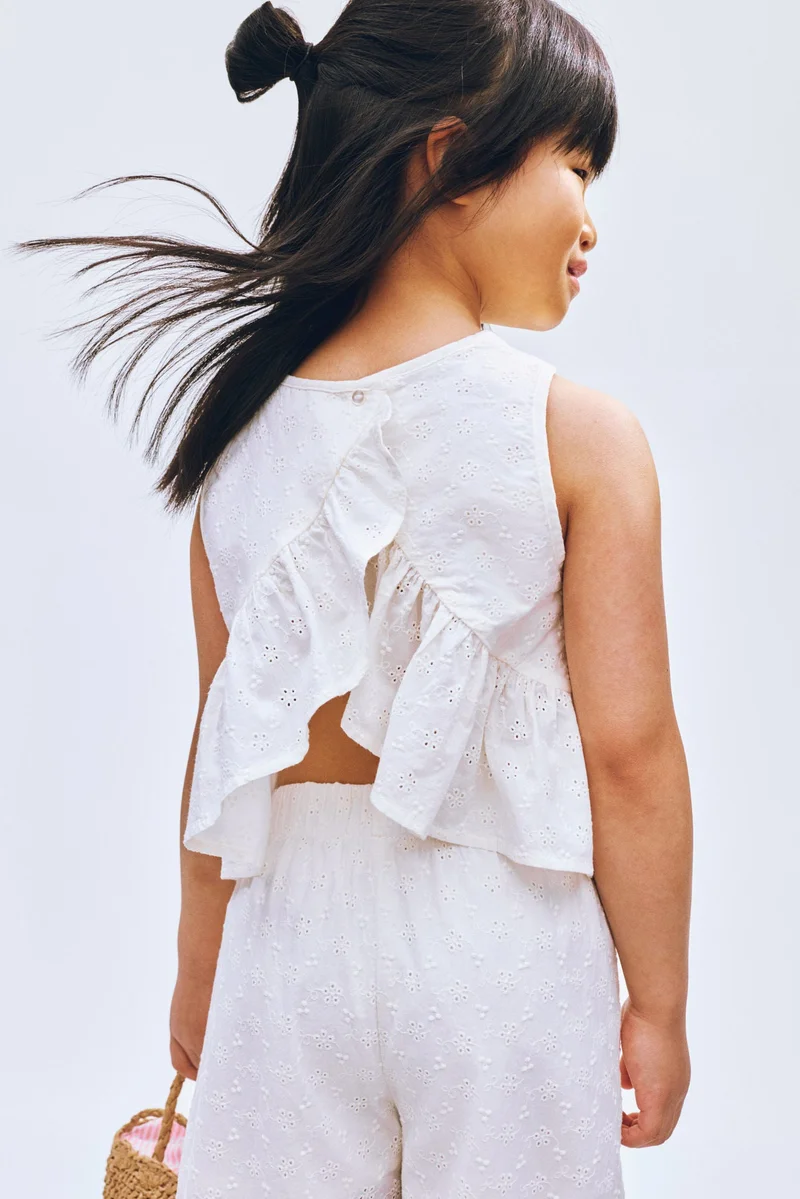 اتش اند ام طقم مطرز من قطعتين