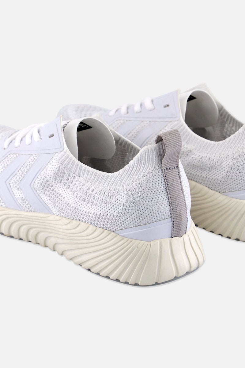 Hummel Kids Boy Breaker Seamless Lace Up Training Shoes, White - Image 3