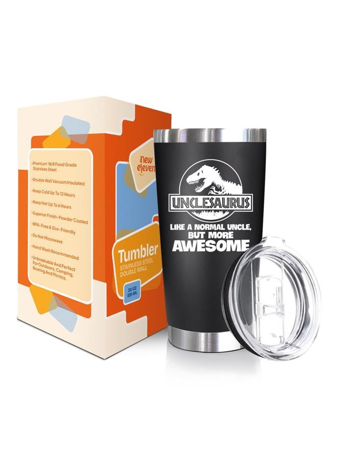 NewEleven Gift For Uncle From Niece, Nephew - Funny Unkie Gift, Uncle Birthday Gifts - Best Present For New Uncles, Funcle, Unky Announcement - 20 Oz Tumbler - Image 2