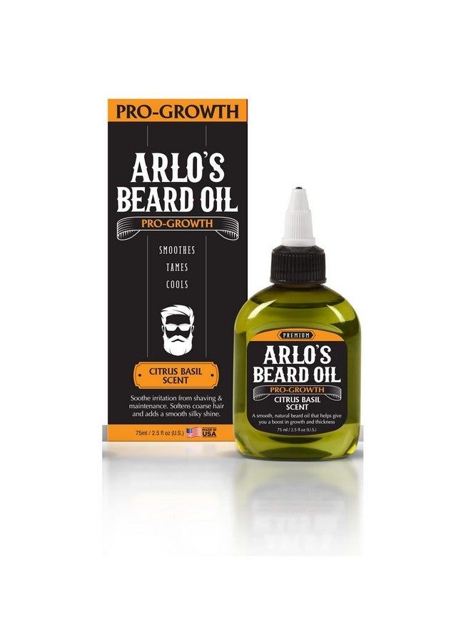 آرلوز زيت اللحية Arlo's Pro Growth - بنكهة الريحان الحمضي، 2.5 أونصة - يعزز نمو شعر اللحية - Image 5