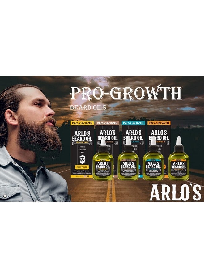 آرلوز زيت اللحية Arlo's Pro Growth - بنكهة الريحان الحمضي، 2.5 أونصة - يعزز نمو شعر اللحية - Image 4