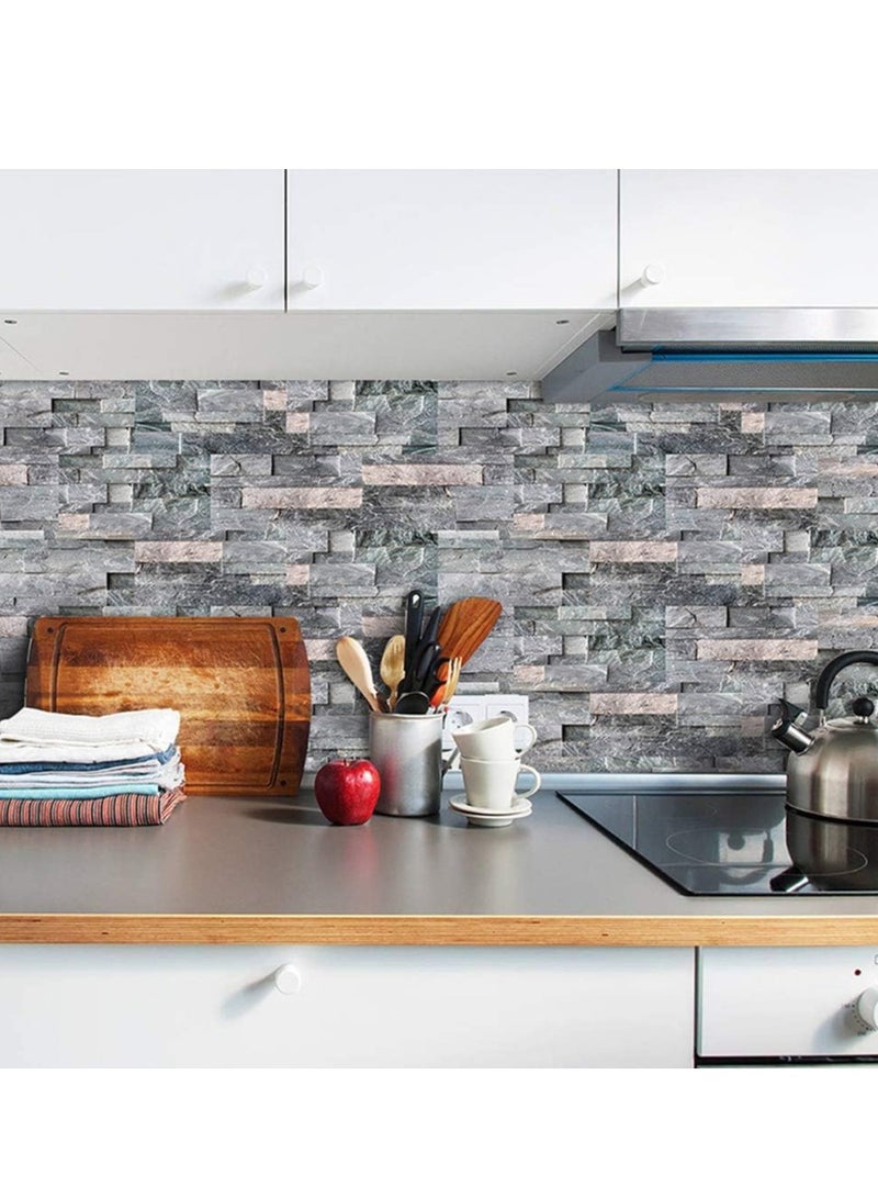 RATSAW 9*Modern Home Bathroom PVC Tile Wall Stickers Balcony Decor Waterproof Stick-on  - Image 3