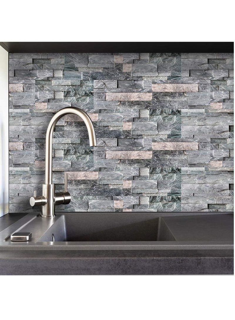 RATSAW 9*Modern Home Bathroom PVC Tile Wall Stickers Balcony Decor Waterproof Stick-on  - Image 4
