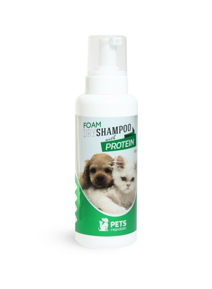 Pets Republic Foam Dry Shampoo with Protein 520 ml