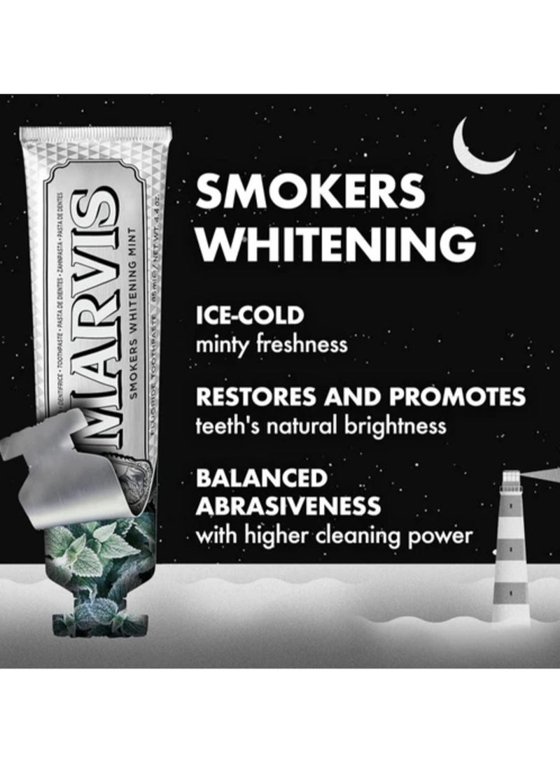 مارفيس معجون أسنان مارفيس للمدخنين بنكهة النعناع المبيض ٨٥ مل - Image 3