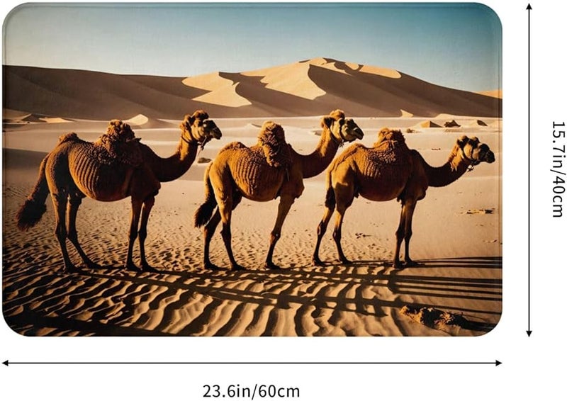 حصيرة باب قطيع الجمال فايا 16x24 للداخل والخارج لشرفة المنزل والجراج والشرفة الأمامية - Image 2