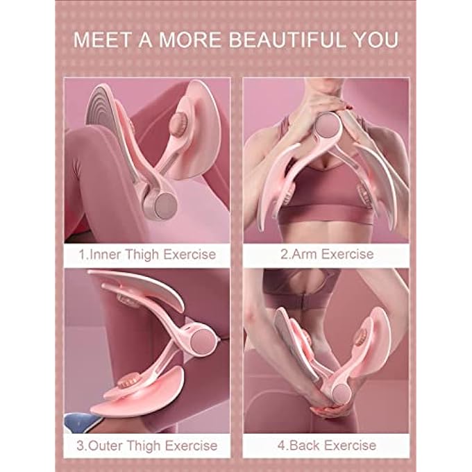 rayihni ماستر الفخذ، جهاز تمرين الفخذ الداخلي، جهاز تقوية الورك وقاع الحوض للنساء، مدرب للنساء بعد الولادة، معدات تمرين لليوغا في المنزل لفقدان الوزن - Image 4