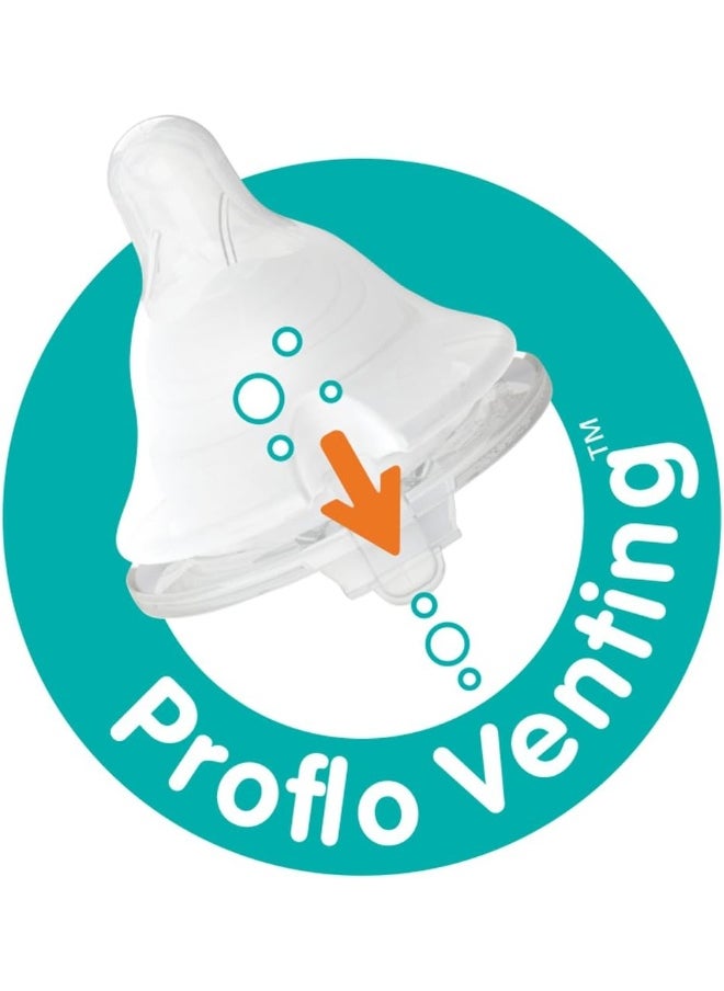 evenflo Evenflo Feeding Balance Plus Wide Neck for The Balance Plus Wide Neck Baby Bottles - Helps Reduce Colic - Fast Flow/X-Cut, 8 Months and Up (Pack of 2)  - Image 3