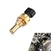 Flygun 1 PC Car Engine Water Temperature Sensor Cooling Temperature Sensor Sensitive Contact Sensor Replacement Parts 15404280 12191170 60811520 12608814 Compatible with Delphi Gold Black - Image 2