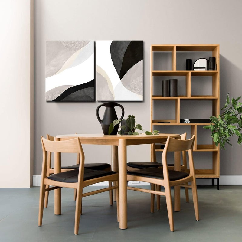 AKWISH Set of 2 Framed Canvas Prints - Abstract Art - Image 5