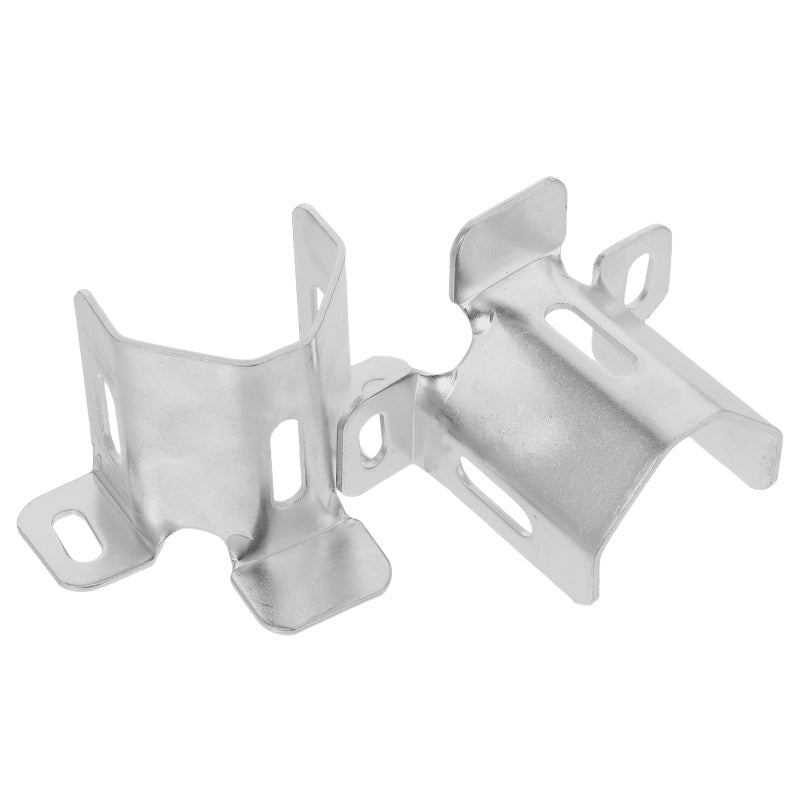 2pcs Galvanized Roller Door Bracket Support Axle Tube Holder Iron Material For -Term Use Easy Installation For Home Shop Factory - Image 1