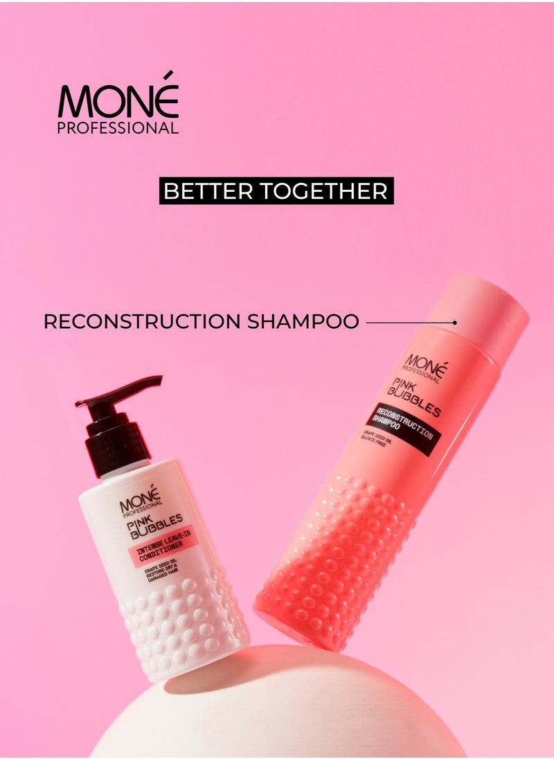 MONE Professional Intense Leave-in Conditioner - Moisturizing Leave-in Conditioner Specially Designed For Dry And Damaged Hair, Makes Hair Soft And Manageable Without Weighing It Down, Curly Hair Adapted, Color-protection Complex Prolongs And Enhances Hair Shine And Color Intensity, Grape Seed Oil Nourishes And Restores Dry And Damaged Hair, Perfumed With Sweet Vanilla Scent, 150ml  - Image 5