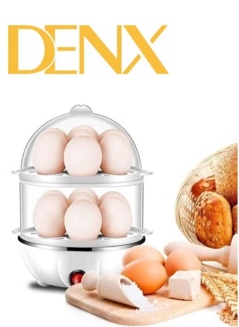 Denx Steam Egg Boiler Holds 14 Eggs, White - Image 4
