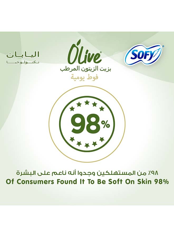 SOFY Olive Daily Panty Liner, Large 175 mm, Pack of 76 Panty Liners - Image 3
