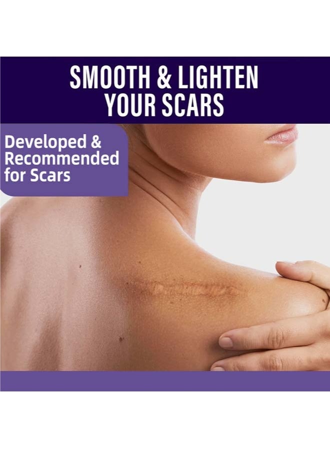 أسموكسا كريم متطور لعلاج الندبات - جل سيليكون لعلاج الندبات الجراحية، علامات التمدد، حب الشباب، الحروق، الجدرات، الندبات الضخامية القديمة والجديدة، 50 مل - Image 5