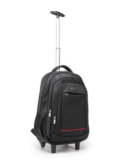 SENATOR Rolling Trolley Backpack Unisex Carryon Luggage 21 Inch Laptop Travel Suitcase Business Bag College Student KH8045 Black  - Image 3