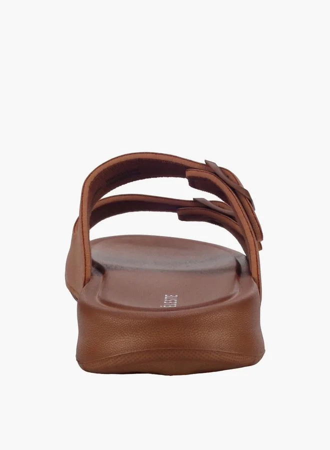 Celeste TAN Women Buckle Detail Slides for Women | Best Price UAE