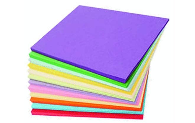 أوراق الحرف اليدوية / أوراق الأوريغامي 150 ورقة (15 سم × 15 سم)