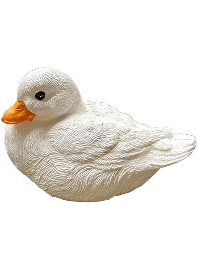 Generic 3 Pieces Resin Animal Figurines Yard Decorations Garden Statues Duck Figurines Home Decor for Bedroom Fountain Fish Tank Lawn  - Image 2