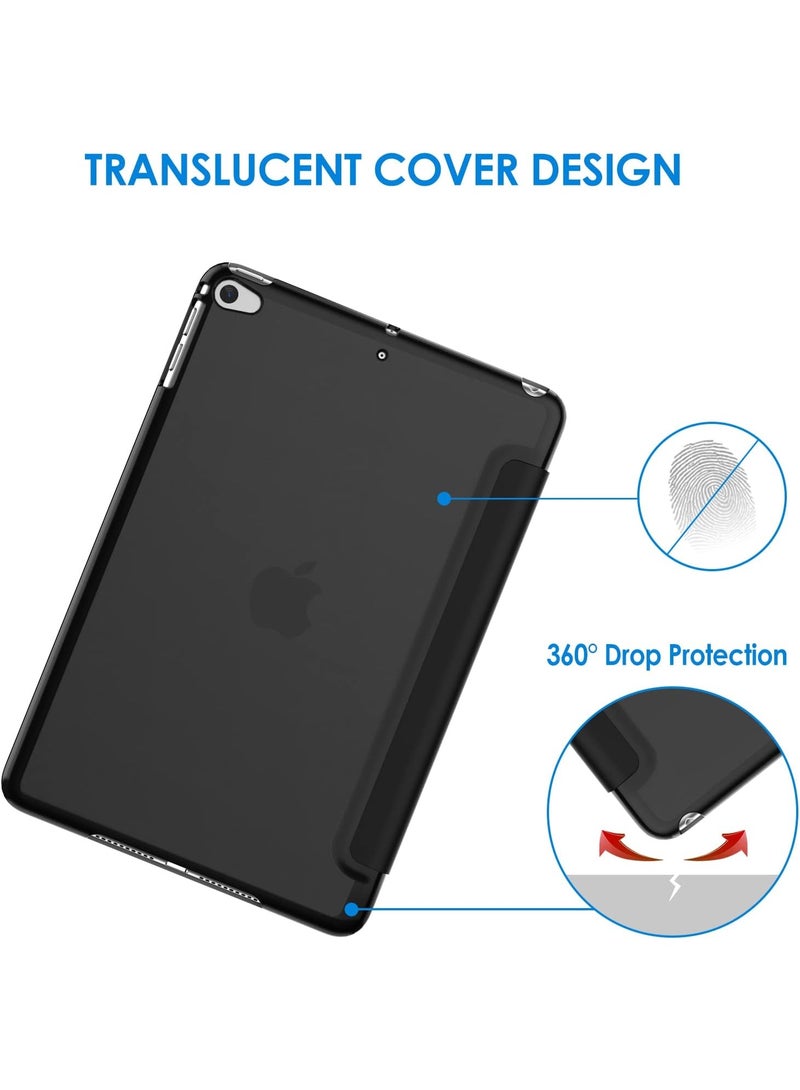 erorex Case for iPad Mini 5 (2019 Model, 5th Generation) – Smart Cover with Auto Sleep/Wake, Slim Protective Stand (Black) - Image 3