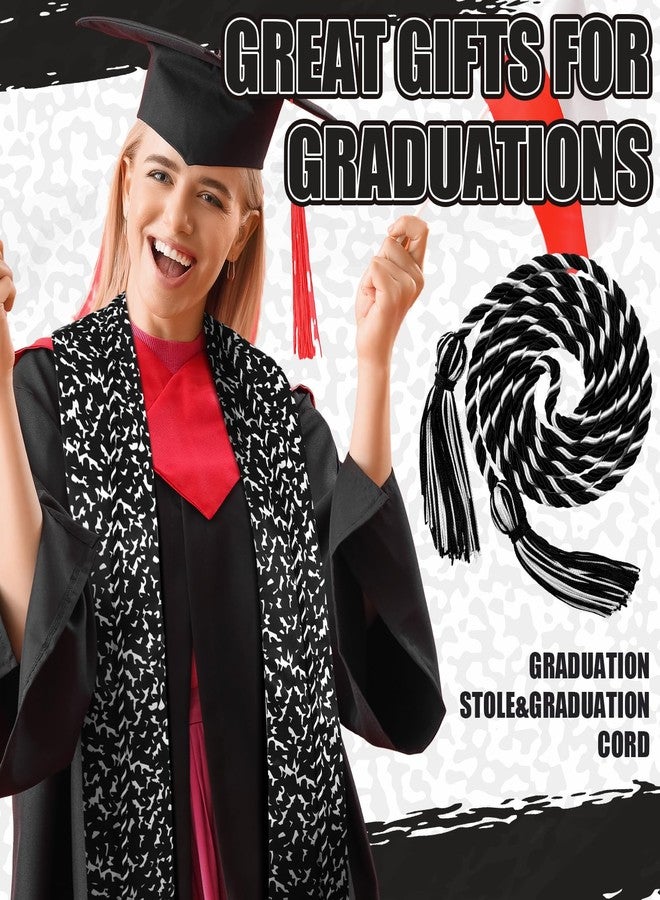 Hercicy 80" Composition Notebook Teacher Graduation Stole Honor Cords Class of 2026 Crayon Shaped Graduation Sash Gifts Composition - Image 4