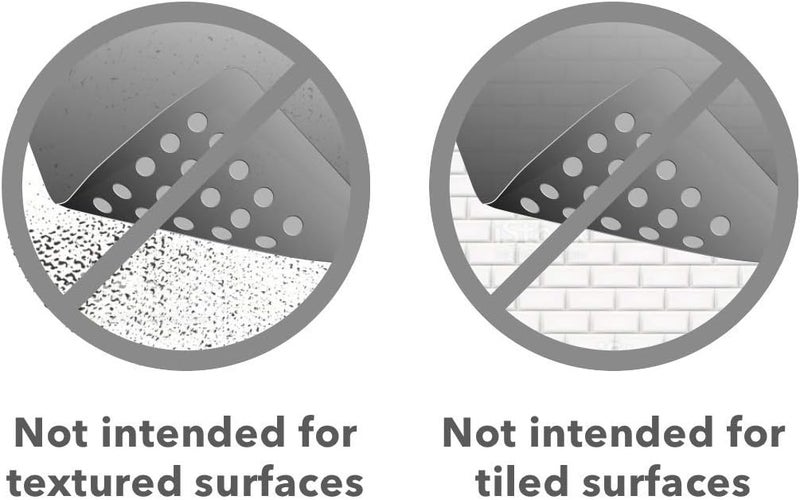 Tike Smart “Pebbles” Non-Slip Bathtub/Shower Mat 27.5”x14” Rectangular, Non-Toxic, Safe, Clean, Machine-Washable, Superior Grip & Drainage, Vinyl, for Smooth Floors ONLY, Transparent Gray - Image 4