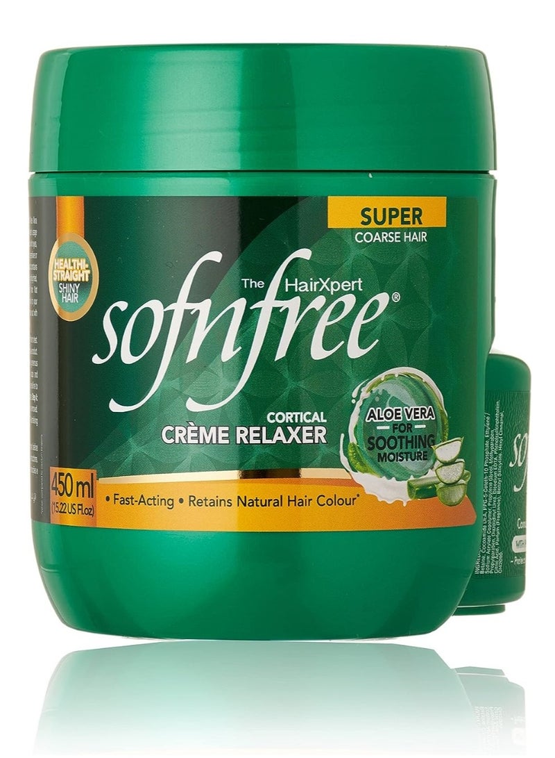 Sofn'free Flaky hair straightening cream for coarse hair with aloe vera  - Image 1