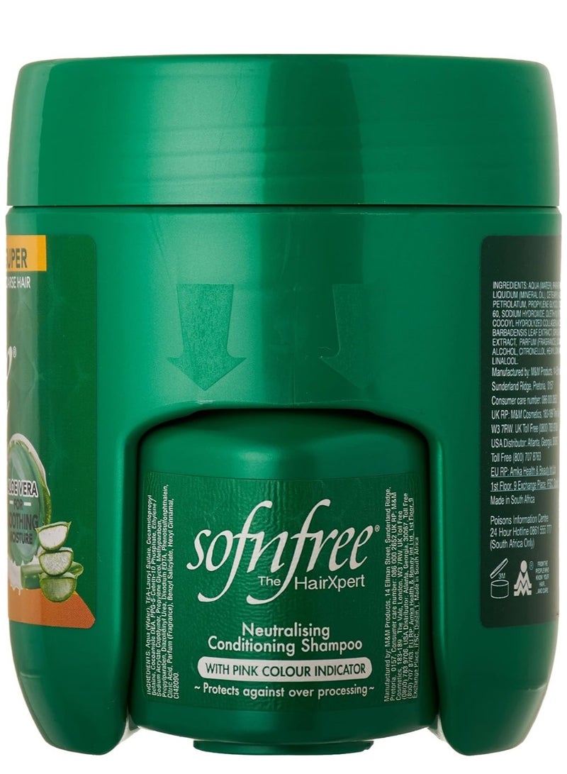 Sofn'free Flaky hair straightening cream for coarse hair with aloe vera  - Image 2
